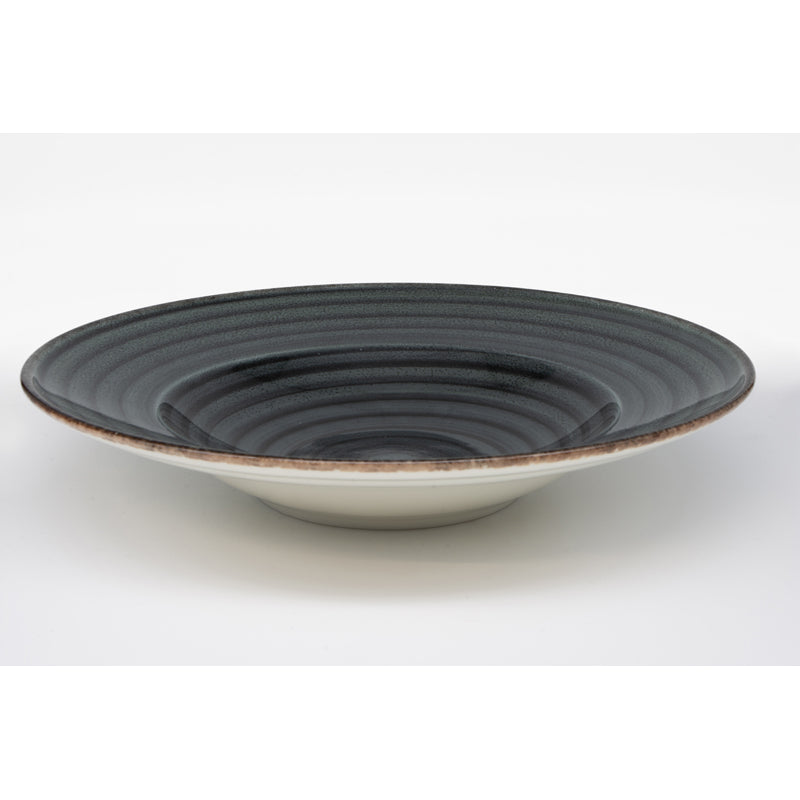Anthracite Deep Pasta Plate