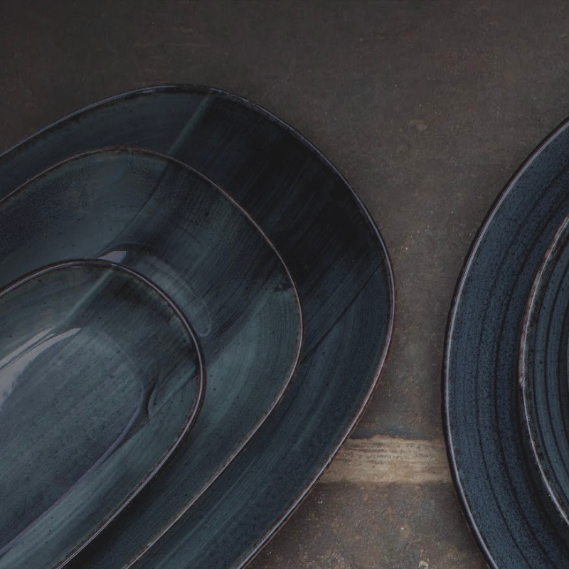 Anthracite Rectangular Platter