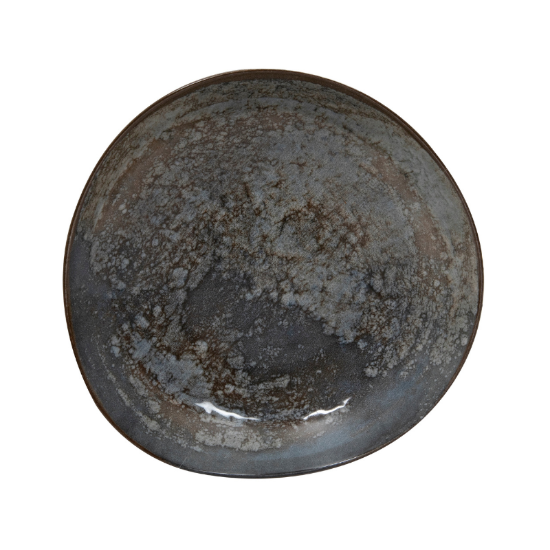 Dark Moon Deep Pebble Plate 20cm