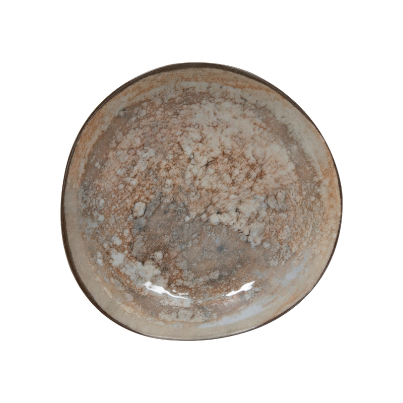 Light Moon Deep Pebble Plate 20cm