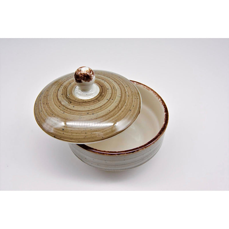 Terra Sugar Bowl 9.2cm with Lid