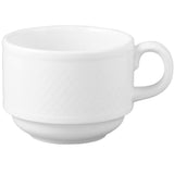 Load image into Gallery viewer, White Lace Breakfast Cup 27cl (Stacking)