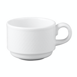 Load image into Gallery viewer, White Lace Coffee Cup 10cl (Stacking)
