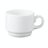 Load image into Gallery viewer, Plain White Coffee Cup 10cl (Stacking)