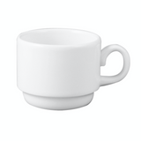 Load image into Gallery viewer, Plain White Coffee Cup 11cl (Stacking)