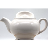 Load image into Gallery viewer, Plain White Teapot 43cl
